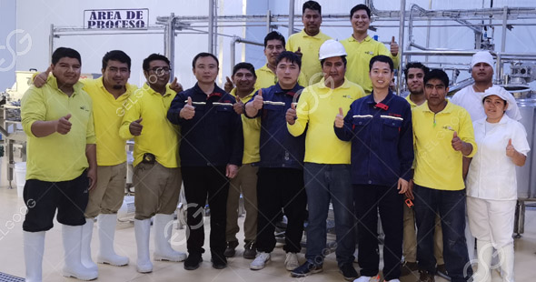 Procesamiento de clara y yema líquida Perú