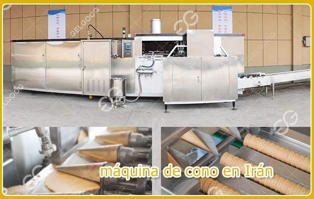 Gelgoog vende máquinas de cono industriales en Iran