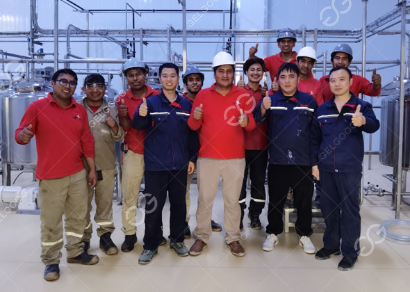 Procesamiento de huevo líquido en Perú