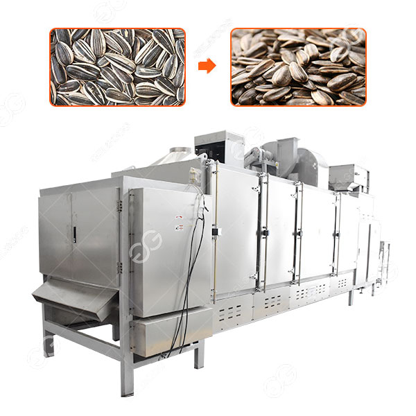 Tostadora industrial de semillas de girasol de 100 a 300 kg/h