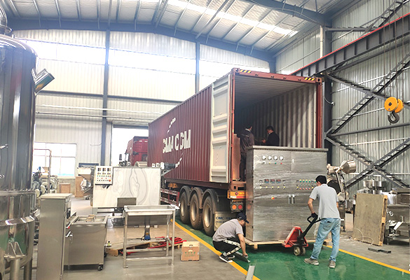 Peanut butter production line sold to Zambia