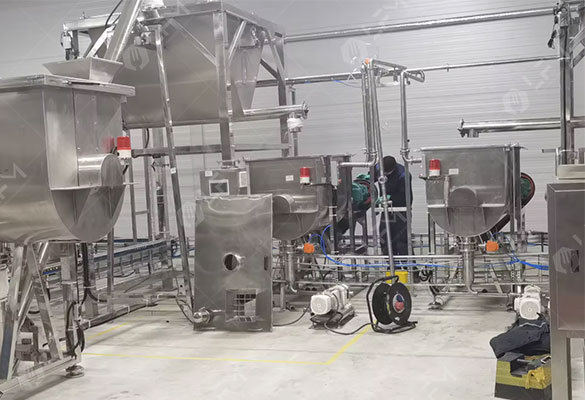 Seed Paste Production Line sold to Estonia