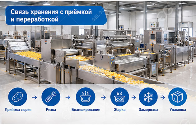 вязь хранения с приёмкой и переработкой 