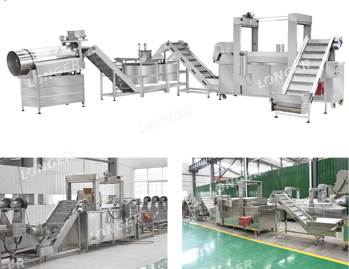 Peanut Frying Production Line 500kg/h