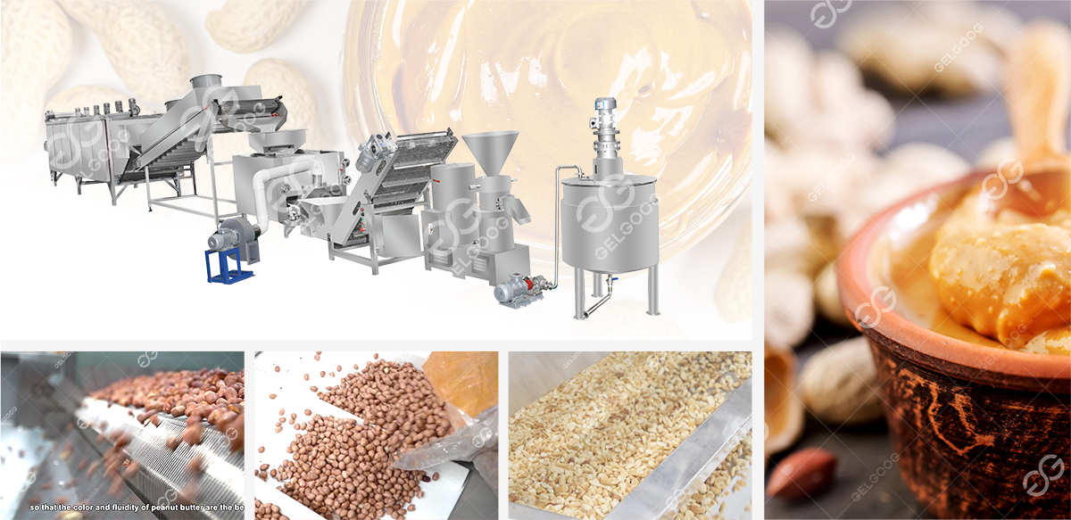 peanut butter production line