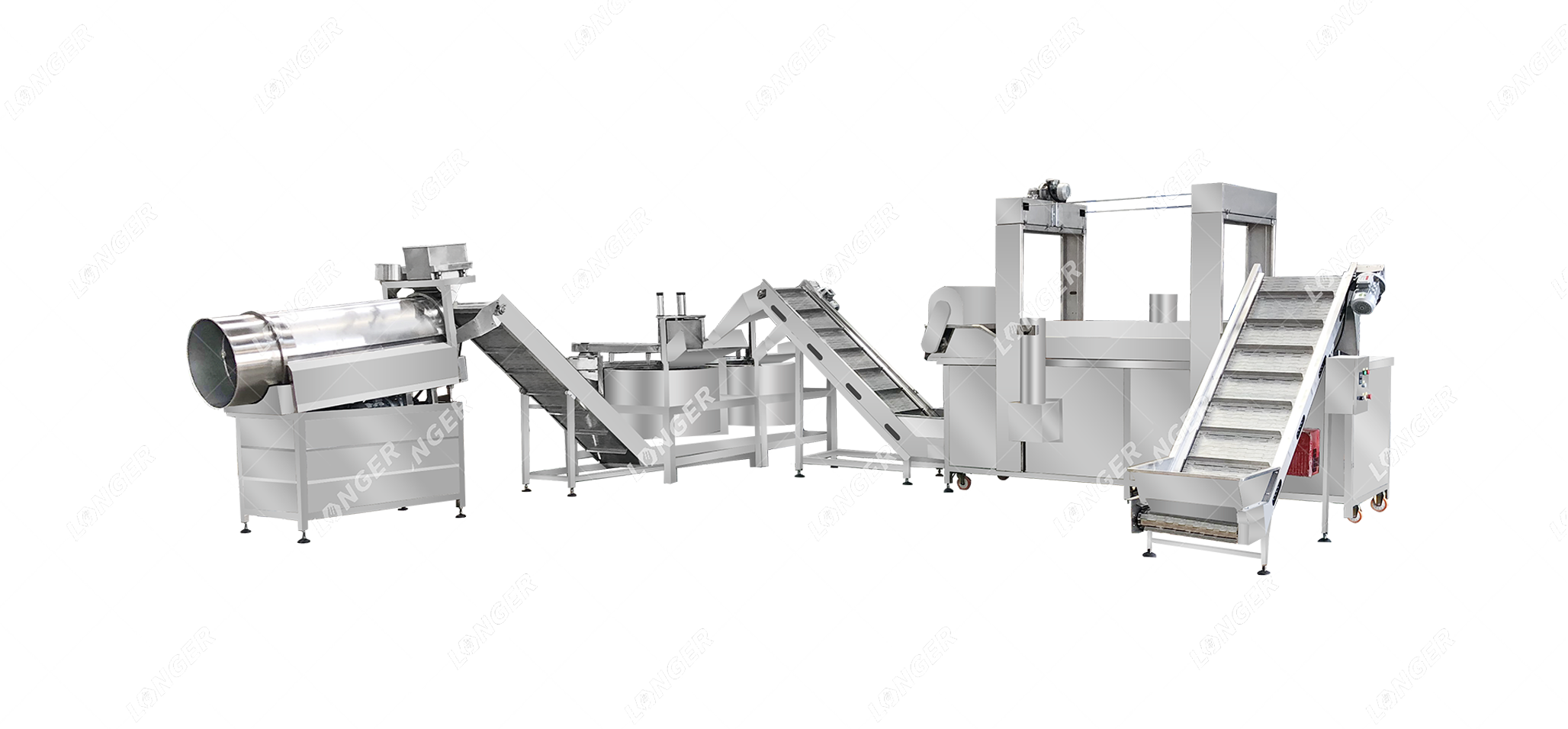 Automatic Nuts Frying Production Line