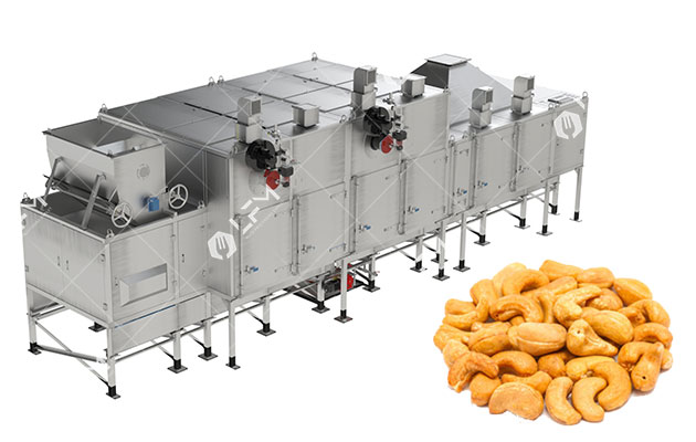 Cashew Nut Roasting Cooling Machine