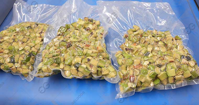 GELGOOG Process of Preparing and Packaging Frozen Avocados