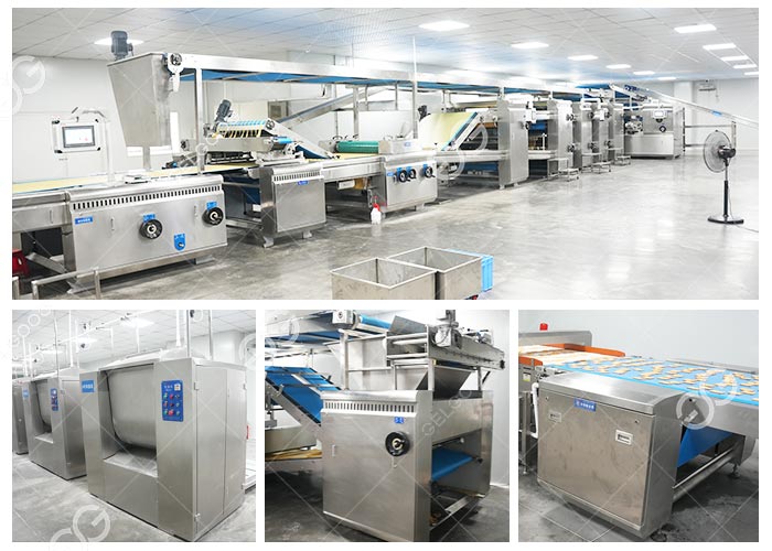 Línea automática de producción de galletas llave en mano