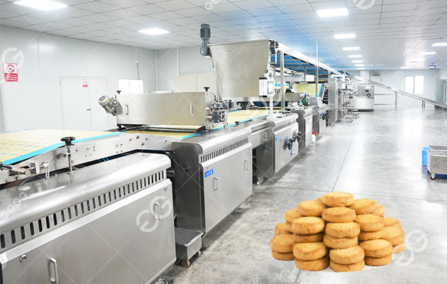 L&iacute;nea de producci&oacute;n de galletas Osmania