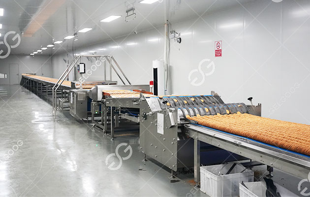 L&iacute;nea de producci&oacute;n de galletas