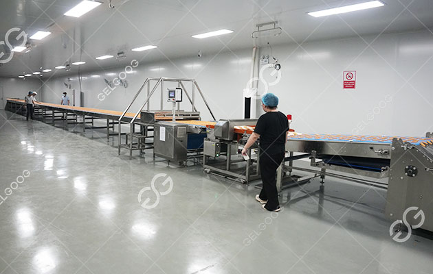 Mantenimiento de la l&iacute;nea de galletas