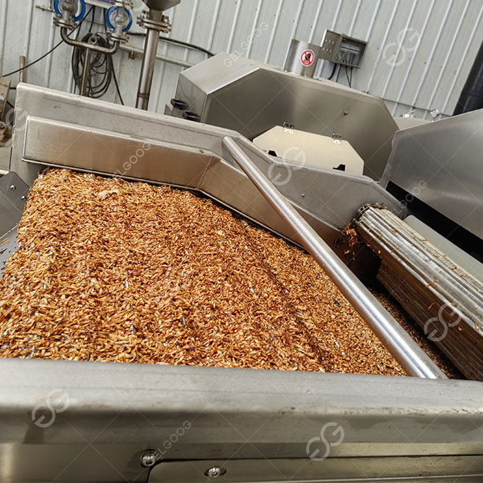 automatic onion frying machine