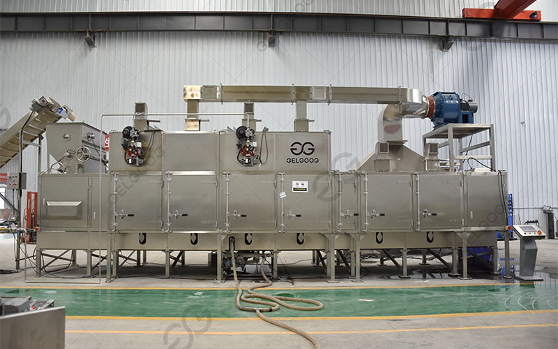 Continuous Cocoa Bean Roasting Cooling Machine