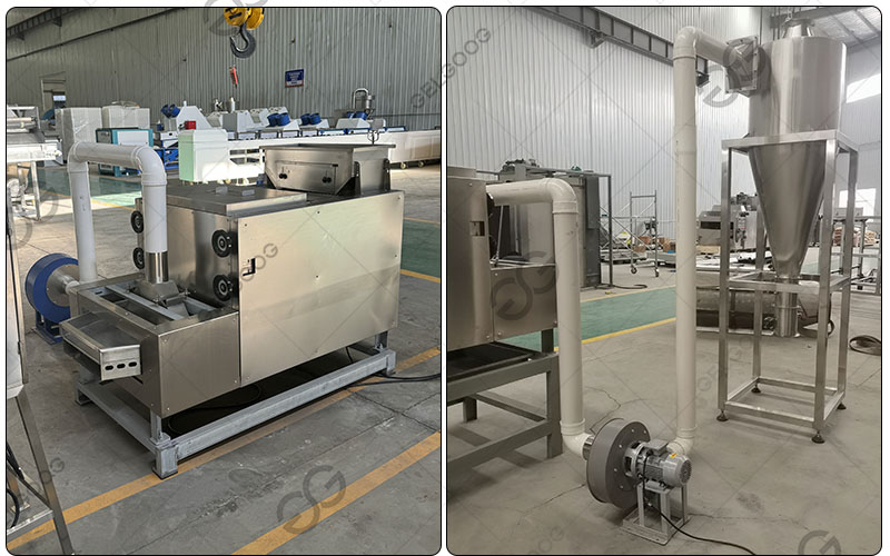 cocoa peeling machine