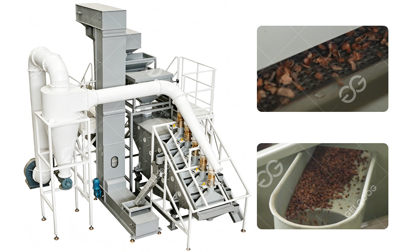 Cocoa Bean Cracking Winnowing Machine