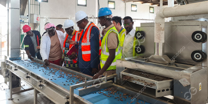 Cameroon 300kg/h Cocoa Powder Processing Line