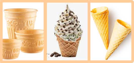 ice cream biscuit cone machine,