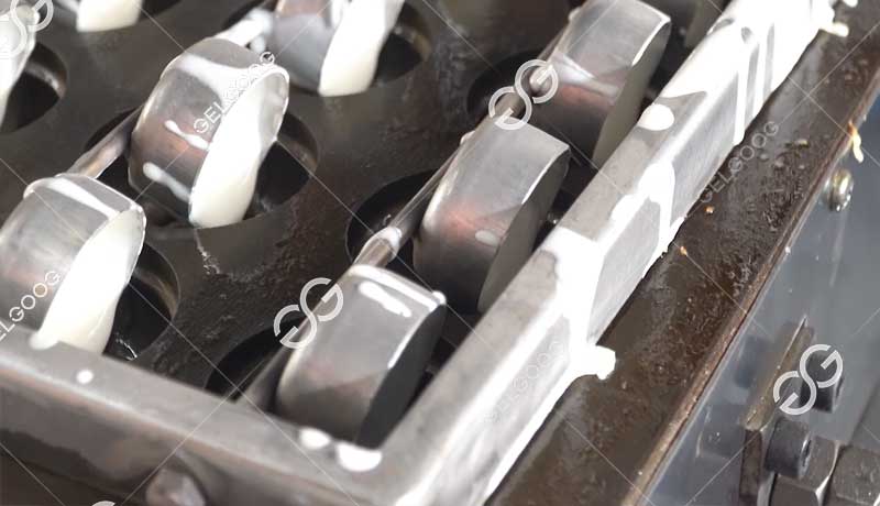 máquina para hacer cáscaras de chocolate
