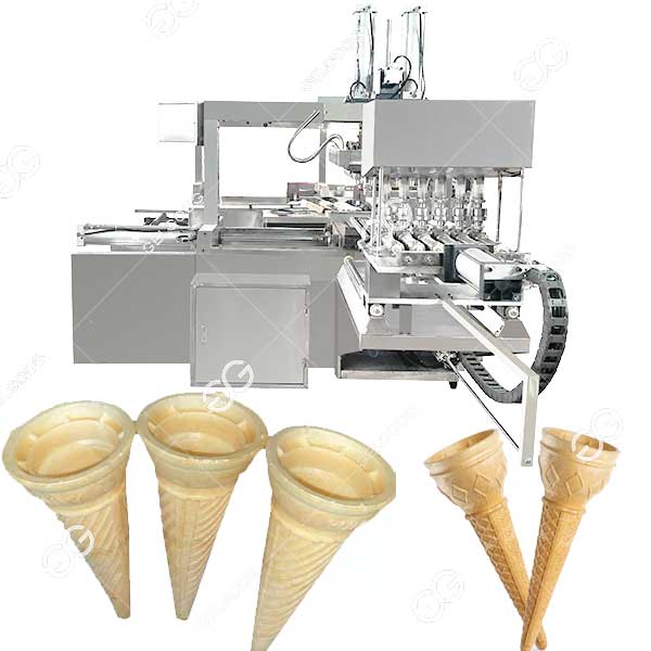 Automatic Ice Cream Wafer Cone Making Machine For Factory