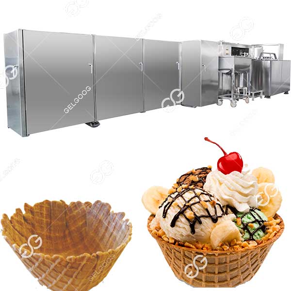 Ice Cream Waffle Bowl Making Machine For Sale