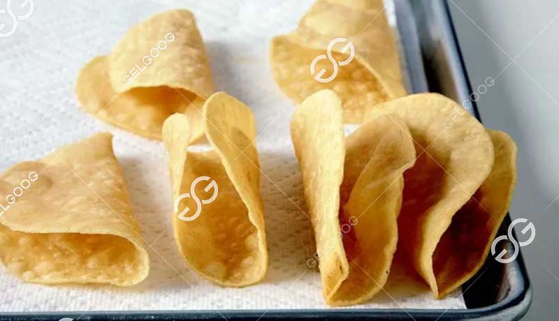 industry taco shell machine