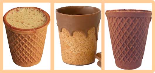edible tea cup baking machine