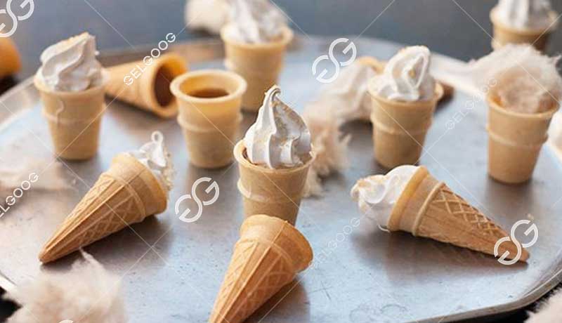 ice cream cone tips machine