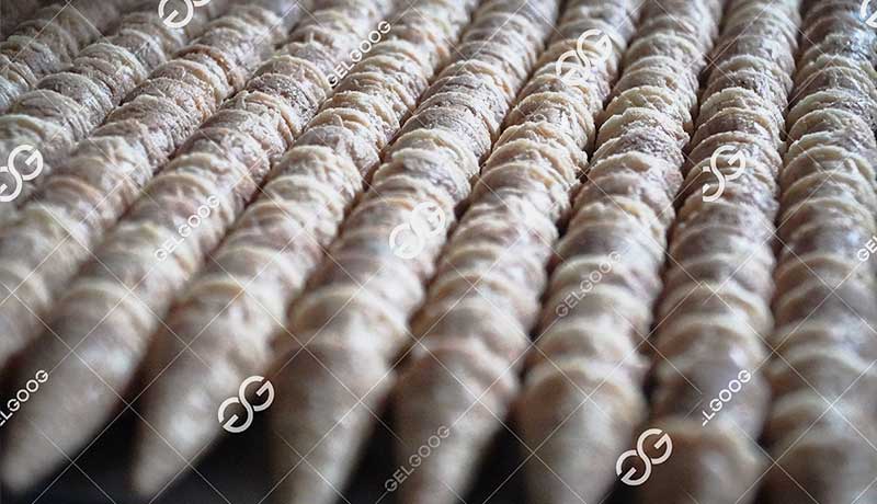Bite Sized Waffle Cones Production Line