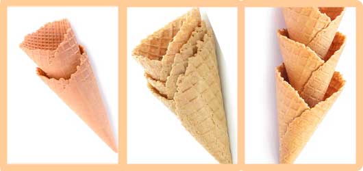 sugar cones machine
