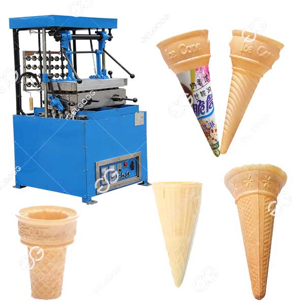 Manual Wafer Cone Making Machine 60 Molds