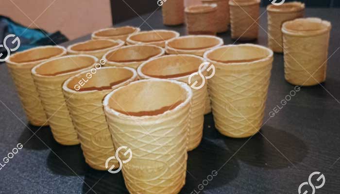 edible tea and coffee cup making machine