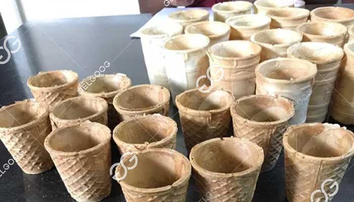 edible tea and coffee cup making machine