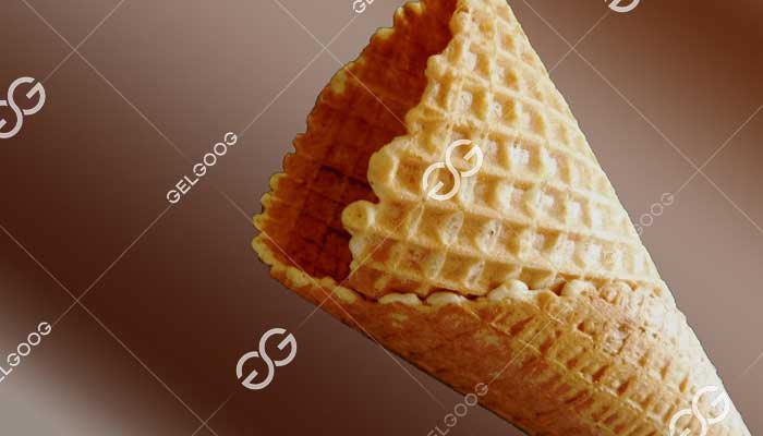 What are the raw materials in ice cream cones?