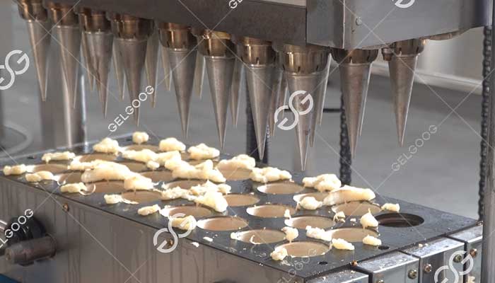 semi-automatic ice cream cone machine