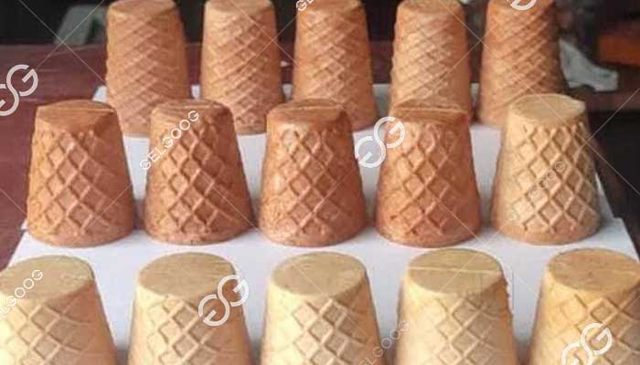 edible tea and coffee cup making machine