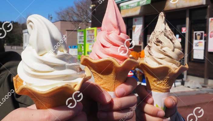 what are ice cream wafer cones made from