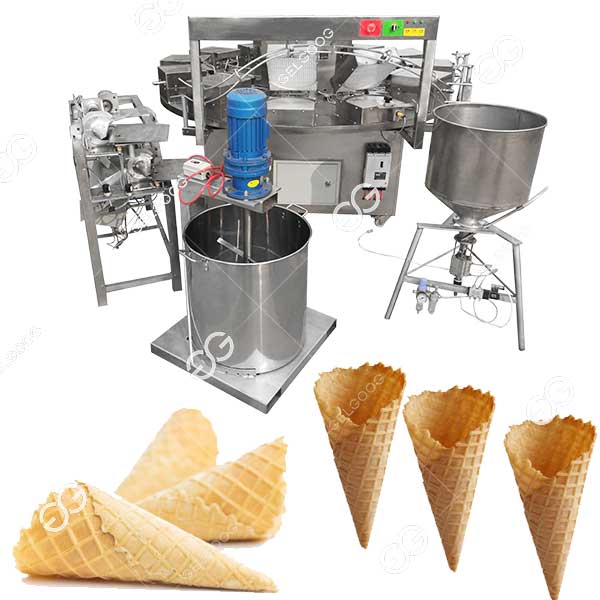 Automatic Sugar Cone Maker Machine 2000-75000 Pce/h