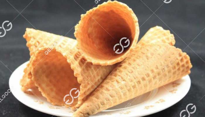 Cómo se hacen los conos de helado en la fábrica