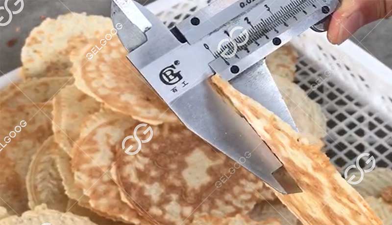 Waffle sheet making machine,