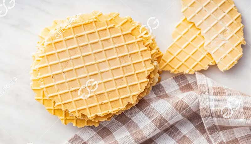 Waffle sheet making machine