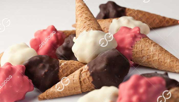 how are ice cream cones manufactured