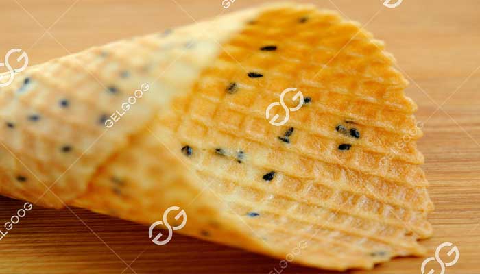 how are ice cream cones manufactured