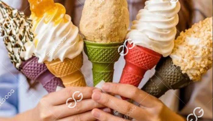 What are DQ cones made of