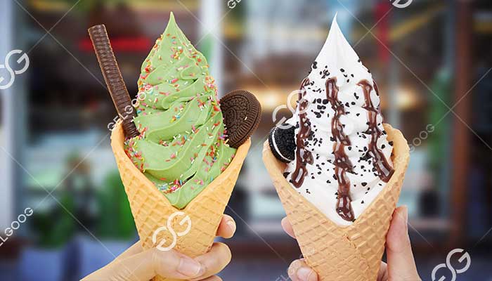 What are DQ cones made of