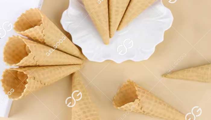 the difference between a sugar cone and a waffle cone