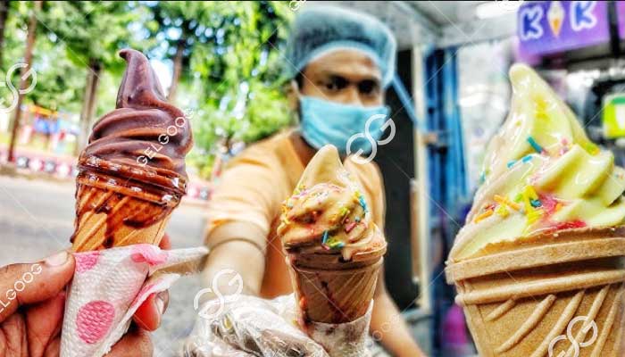 how are wafer cones made