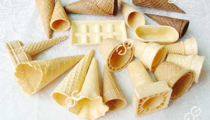 how are wafer cones made