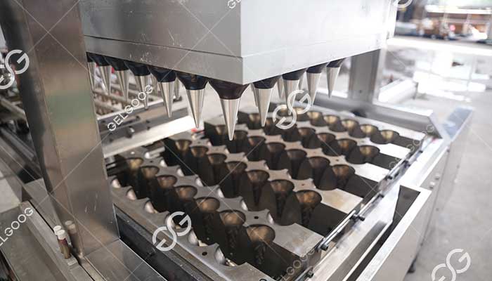 automatic wafer cone production equipment