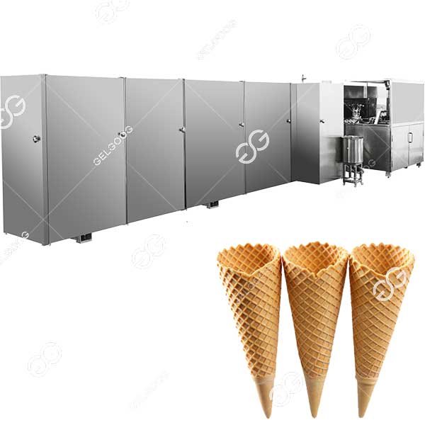 Sugar Cone And Waffle Biscuit Automatic Production Line